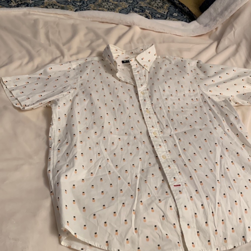 Cremeux short sleeve button down